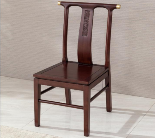 四季檀香 新中式风格家具红檀木实木餐椅2950021